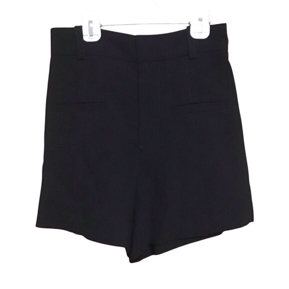 Zara Black Dress Shorts XS Gothic Emo - Picture 1 of 7